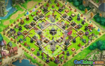 Top Copy Base Layout for Town Hall 17 #48622