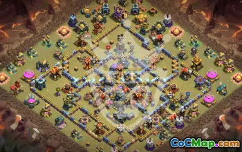 Copy TH17 Clash of Clans Base Layouts #48670