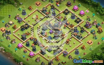 Download Top Clash of Clans TH17 Base Layouts #48683