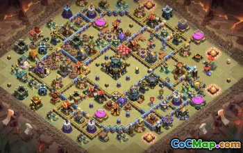CopyTown Hall 17 Base Layouts for Clash of Clans #48700