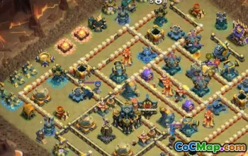 Best Copy Base Layout for TH17 in CoC #48705