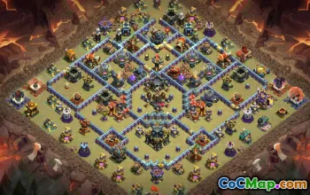 Best Copy Base Layout for Town Hall 17 #48712