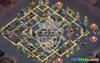 Top TH17 Map and Base Layouts for Clash of Clans #48728