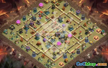 Copy TH17 Base Layouts for Clash of Clans #48736