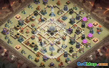Best Copy Base Layout for Town Hall 17 #48739