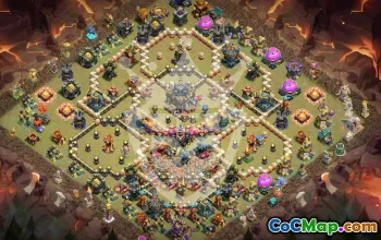 Best Copy Base Layout for Town Hall 17 #48741