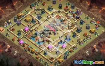 Top Clash of Clans TH17 Base Layouts with Copy Links #48743