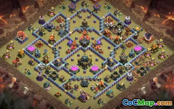 Copy TH17 Base Layout for Clash of Clans #48748