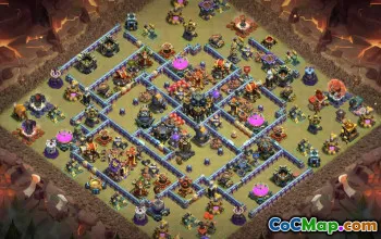 Best Copy Base Layout for TH17 in Clash of Clans #48749
