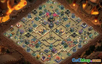 town hall 17, trophy/war base layout #49699