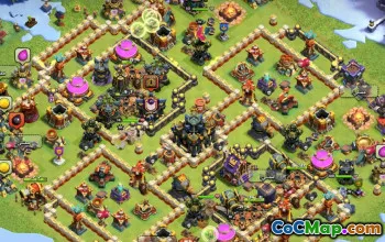 Copy Top TH17 Clash of Clans Base Layouts #49737