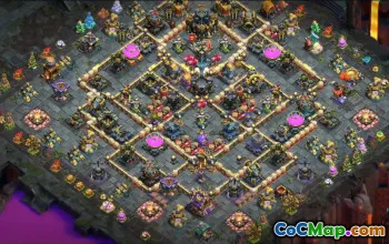 Best Copy Base Layout for Clash of Clans Town Hall 17 #49771