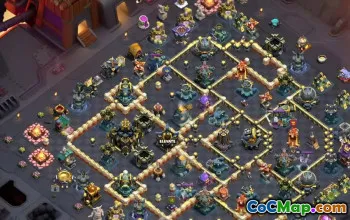 town hall 17, trophy/war base layout #49784