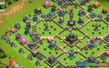 Copy Efficient Town Hall 17 Base Layouts #49791