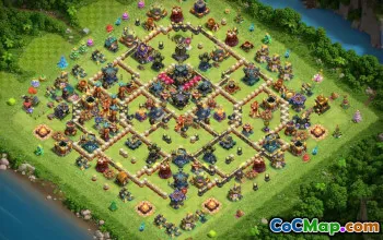 Best Copy Town Hall 17 Base Layouts & Maps #49851
