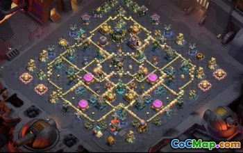 Top Clash of Clans TH17 Base Layouts with Copy Links #49869