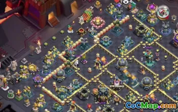 town hall 17, trophy/war base layout #49874