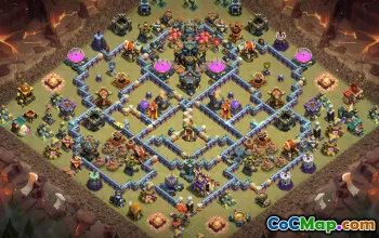 Best Copy Base Layout for TH17 Clash of Clans #49894