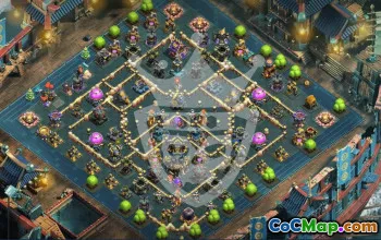 town hall 17, trophy/war base layout #49915