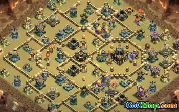Top Town Hall 17 Base Layouts with Copy Link #49922