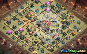 Top Clash of Clans TH17 Base Layouts to Copy #49960