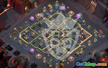 town hall 17, trophy/war base layout #49962