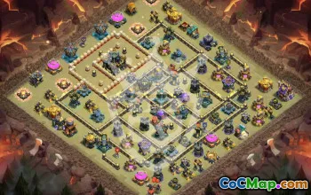 Top Copy Base Layouts for Clash of Clans TH17 #49963