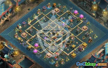 town hall 17, trophy/war base layout #49978