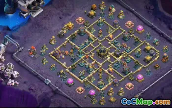 town hall 17, trophy/war base layout #50029