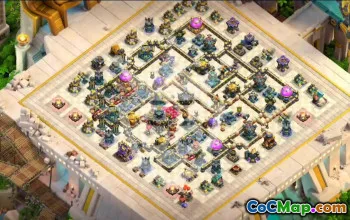 town hall 17, trophy/war base layout #50037