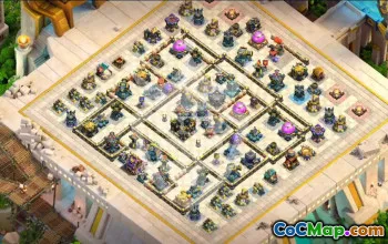 town hall 17, trophy/war base layout #50041