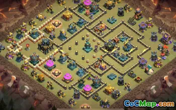 Copy Town Hall 17 Base Layout with Link #50048