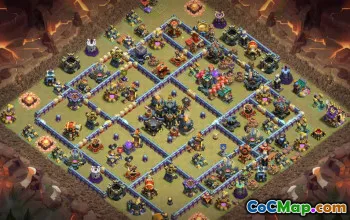 Top Copy Base Layouts for Town Hall 17 #50049