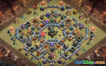 Top Clash of Clans TH17 Base Layouts with Links #50051