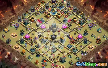 Copy Town Hall 17 Base Layouts with Link #50056