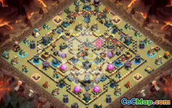 Best Copy Base Layout for Clash of Clans Town Hall 17 #50059
