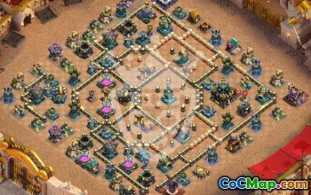 Best Copy Base Layout for Clash of Clans Town Hall 17 #50068