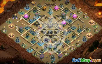 Top Copy Base Layout for Town Hall 17 #50082