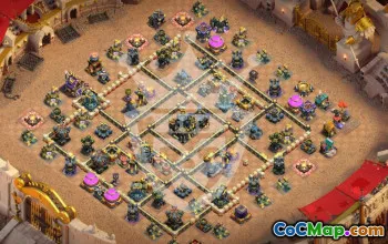 Top Town Hall 17 Base Layouts to Copy #50098