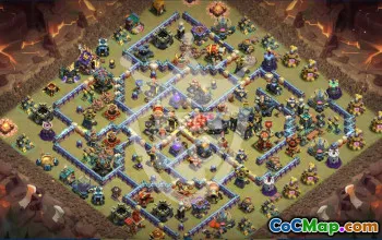 Top CoC Town Hall 17 Base Layouts & Maps #50102