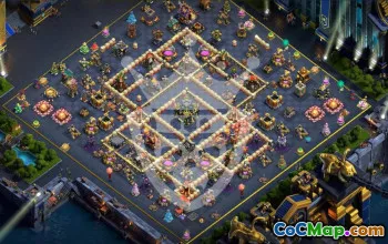 Top Copy Base Layouts for Town Hall 17 #50105