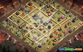 Copy TH17 Base Layouts for Clash of Clans #50106