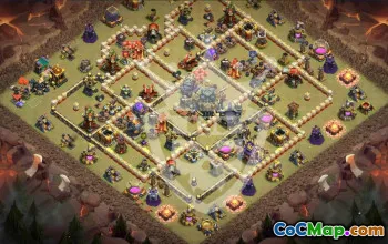 Copy Town Hall 17 Base Layouts with Links #50110