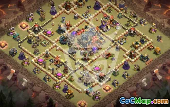 Top Clash of Clans TH17 Base Layouts with Link #50113