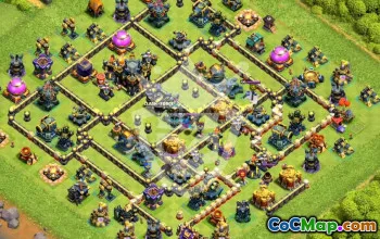Copy Top TH17 Clash of Clans Base Layouts #50117