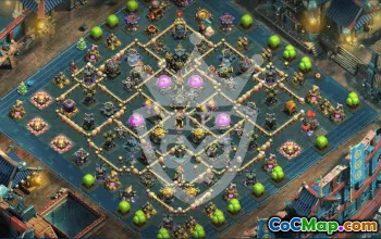 Copy TH17 Clan War & Trophy Base Layouts #50421