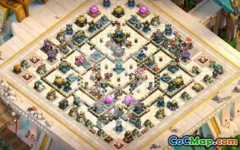 Top Town Hall 17 Base Layouts with Copy Link #50425