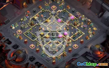 Top Copy Base Layouts for Town Hall 17 #50433