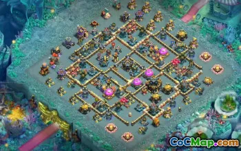 Best Copy Base Layout for Clash of Clans TH17 #50471