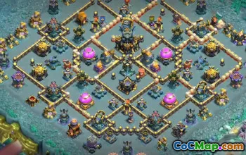 Top Town Hall 17 Base Layouts with Copy Link #50473